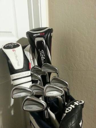 Titleist Full Golf Clubs Set And Bag