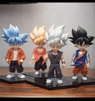 4PC New Cartoon Figure Statue Toy Gift