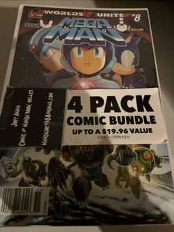 Megaman 4 Pack Comic Bundle 