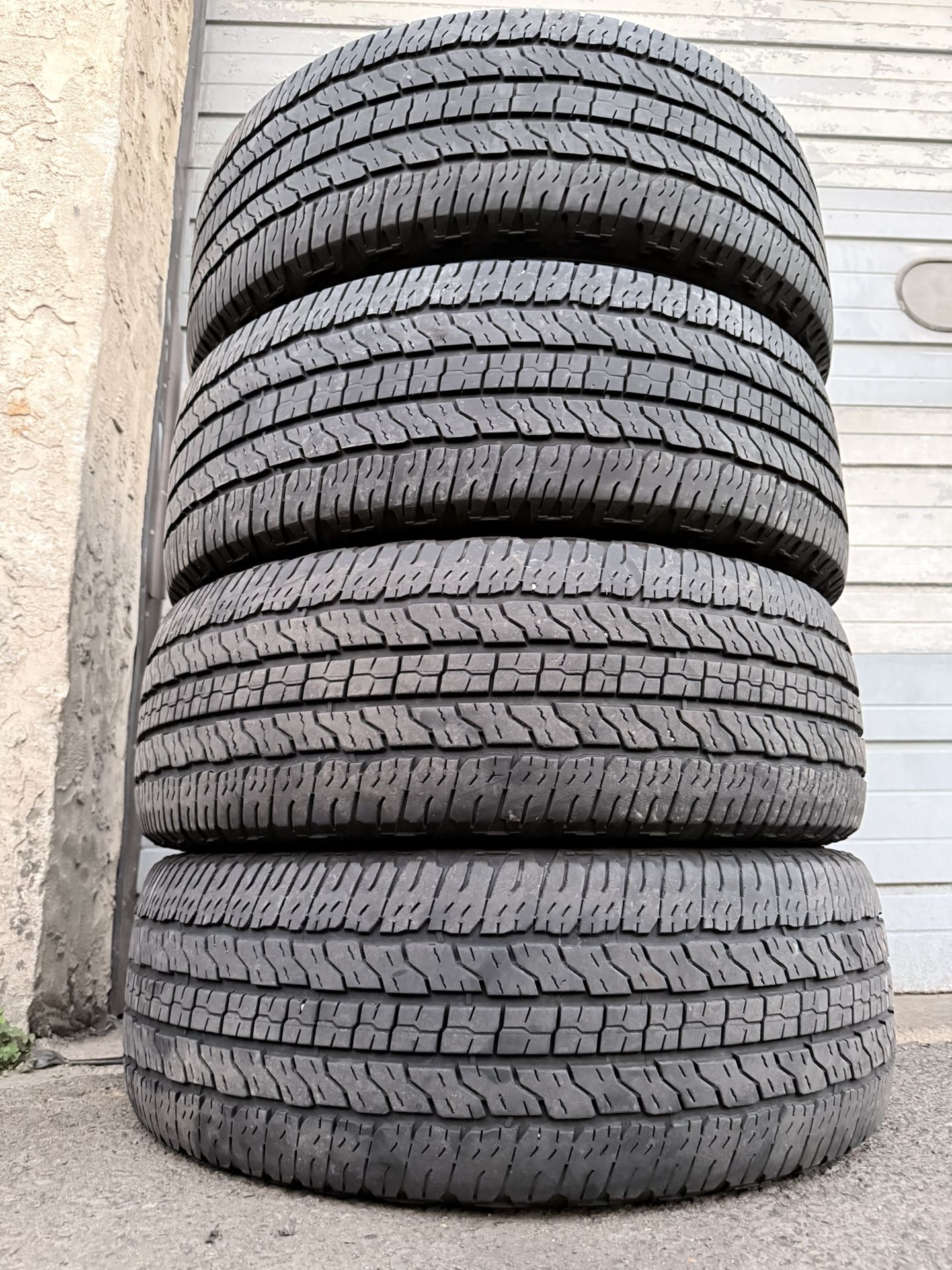 4 Used 245/65/17 Goodyear Wrangler Tires 