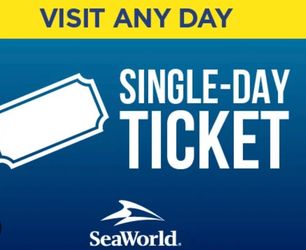 Tickets for SeaWorld, Busch Gardens, and Aquatica!!!!