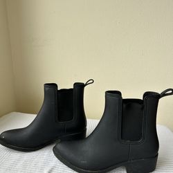 Black Rain Boots / Booties Jeffrey Campbell Shoes
