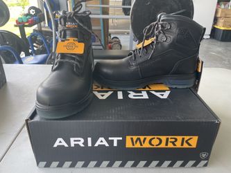 Ariat Workboots H2O 6” Carbon Toe Water resistant. Size 8.5