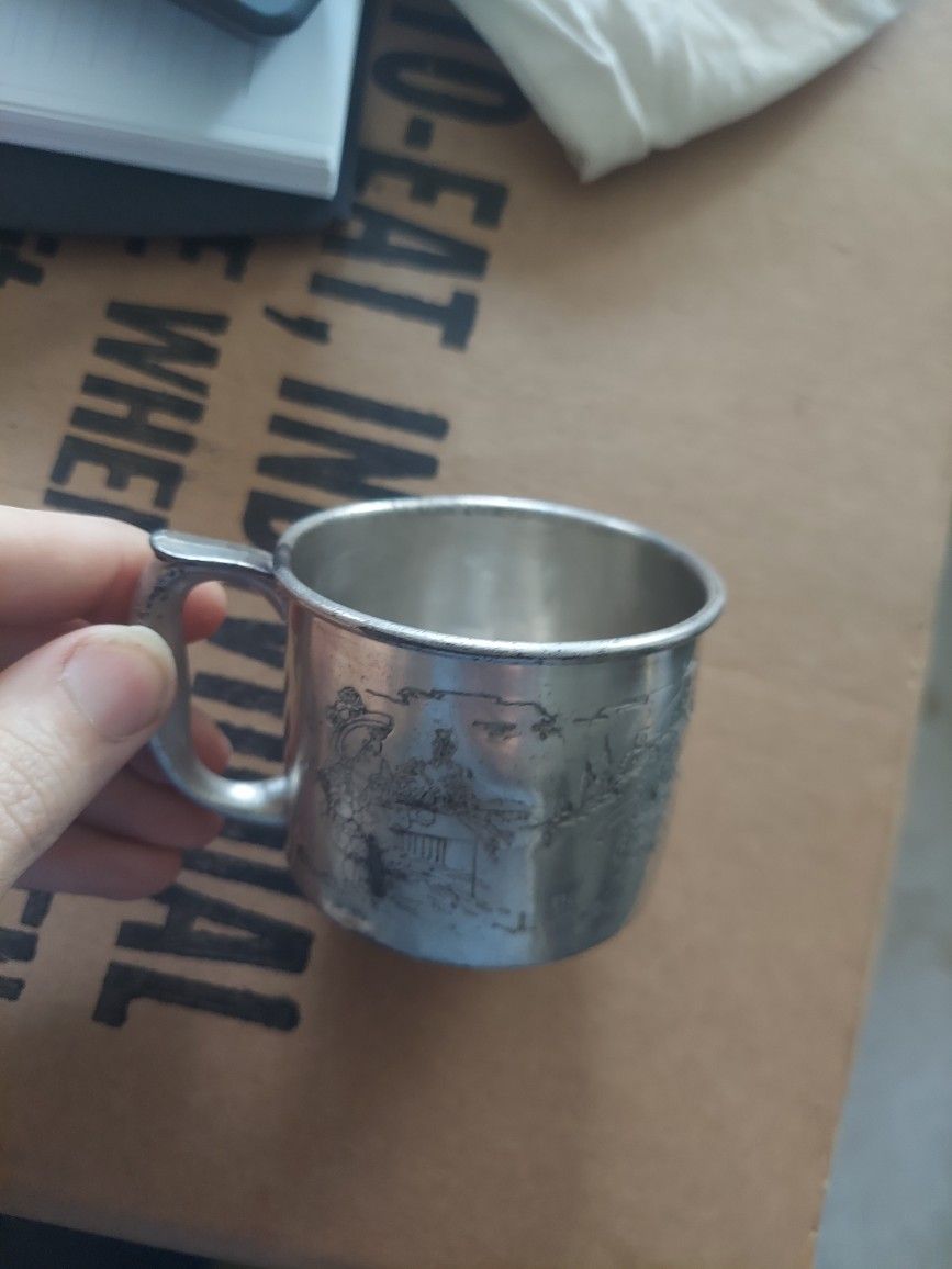 Antique Childs Nursery Rhyme Cup