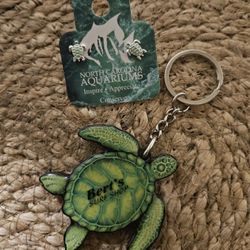 Sea Turtle Earrings & Keychain 