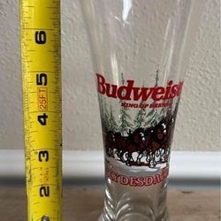 Vintage Budweiser Bud Clydesdale Horse Glass just $5 
