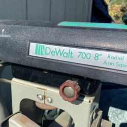 DeWalt 700, 8 Inch Radial Arm Saw
