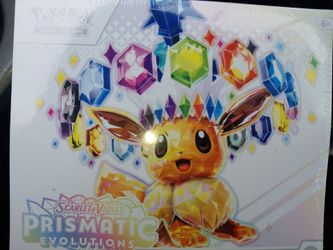 1 prismatic evolutions elite trainer box pokemon tcg new sealed