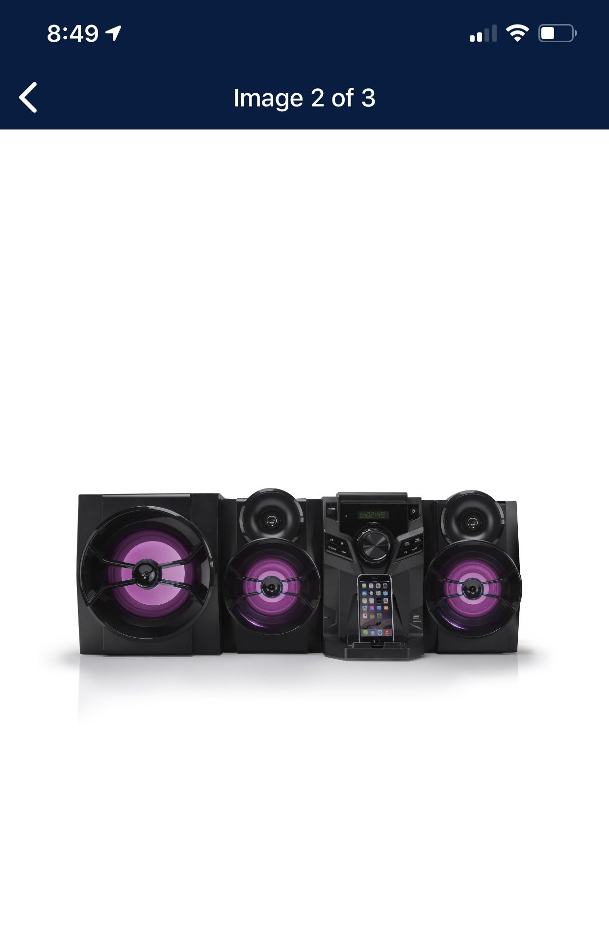 Blackweb 1000Watt Hifi Bluetooth Stereo With Cd Player Fm