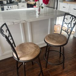 Swivel Counter stools With Back