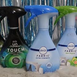 Fabric Sprays Take All $25