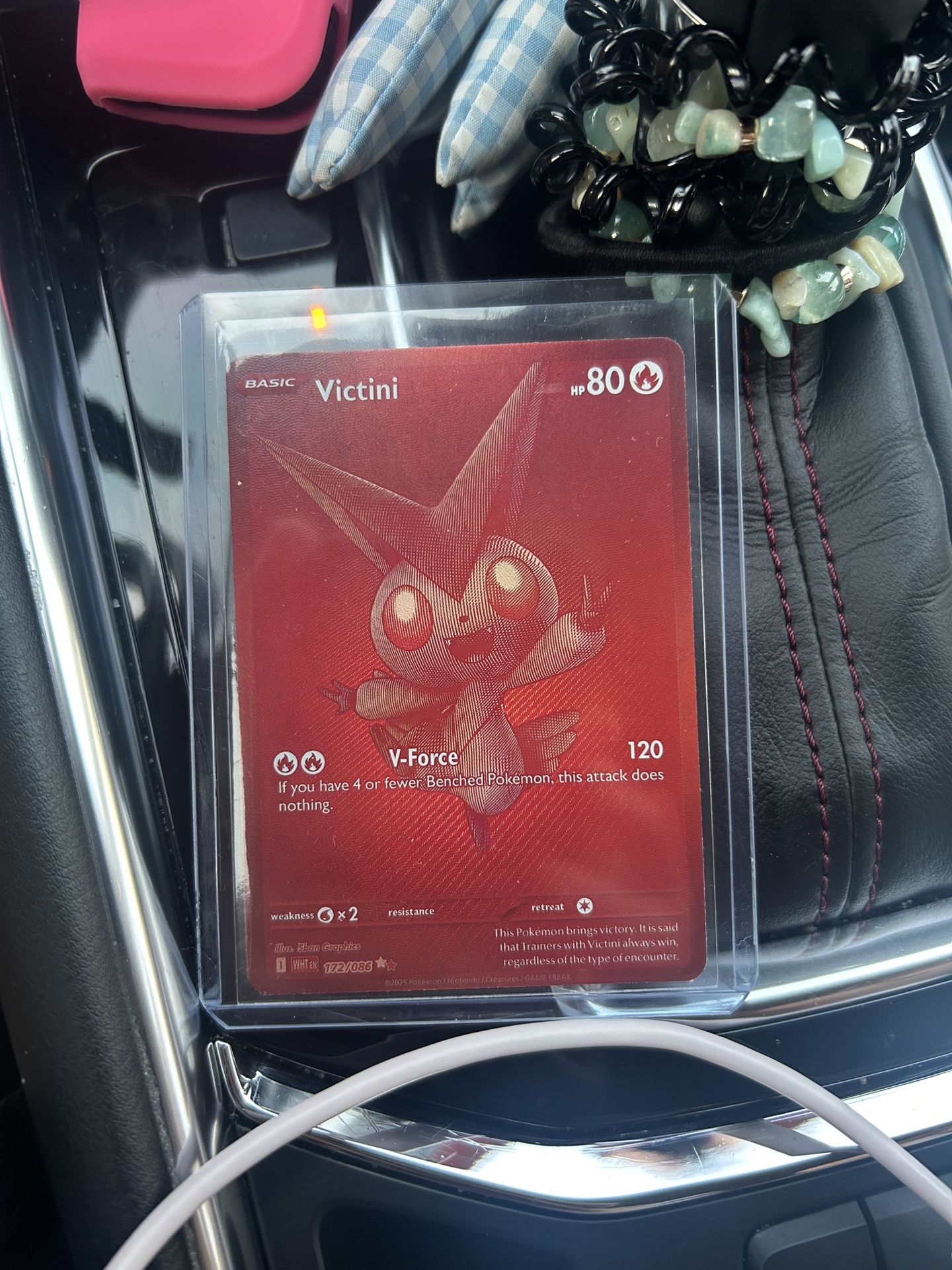 Pokemon Card- Red Victini