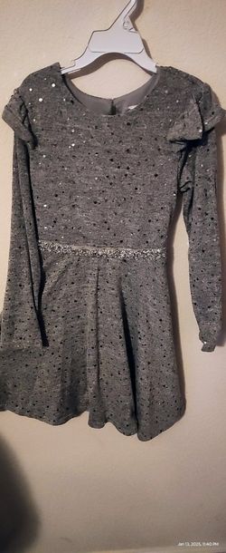 Gray Sequenced Dress Tag Missing