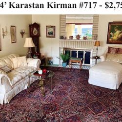 Vintage 1940’s Karastan Area Rug 12 x 14