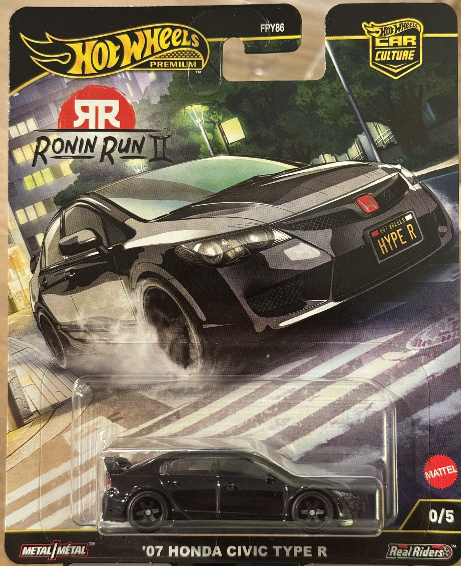Hot Wheels Ronin Run 2 Honda Civic Type R Chase
