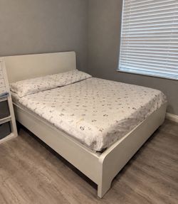 IKEA Malm Full Size Bed Frame - White
