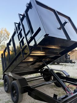 New 8x4x12 Hydraulic Dump Trailer 🔥