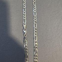 925 Sterling Silver Figaro Chain 