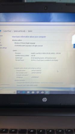HP 14IN WINDOWS 10 Laptop