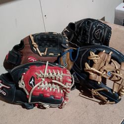 Baseball Gloves, Cleats, Helmets