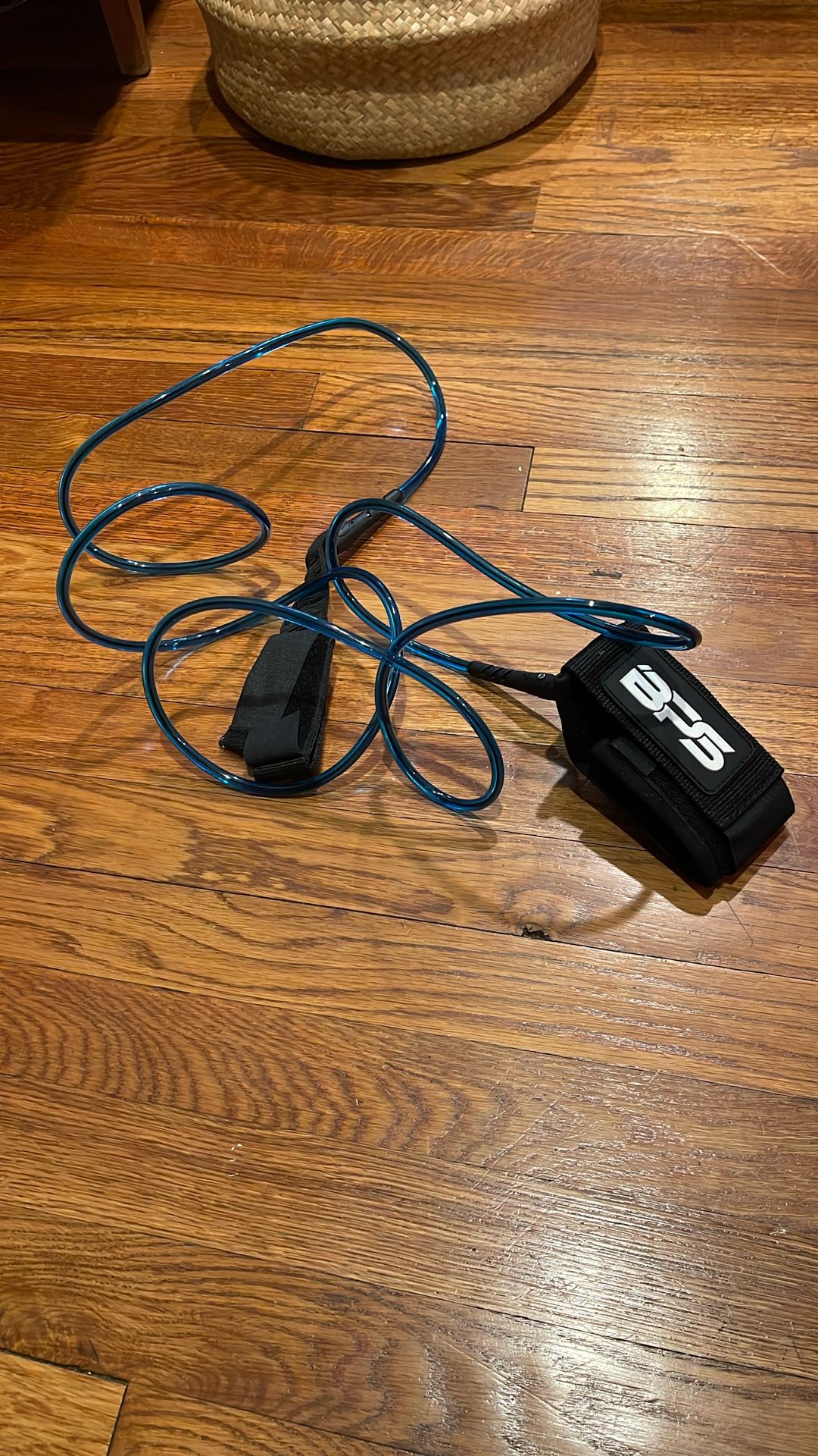 BPS blue Surfboard Leash