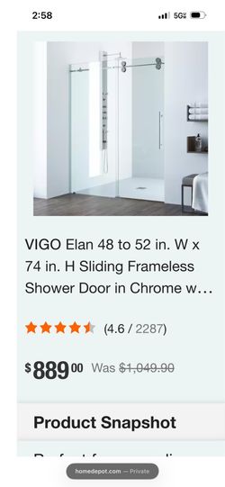 Shower door . VIGO