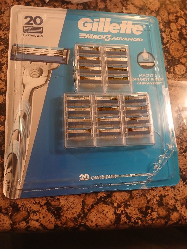 Gillette Mach3 Advanced 20 Cartridges