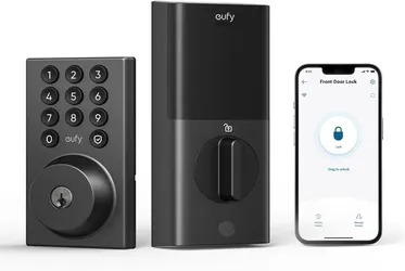 eufy Security Smart Lock C30, Keyless Entry Door Lock, Built-in WiFi Keypad Deadbolt for Front Door, No Bridge Required, Easy Installation, App Remote