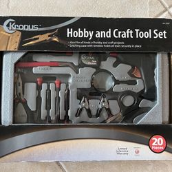 Craft & Hobby Tool Set by Kronus NEW Sealed, Latching Case