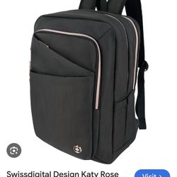Backpack Black And Rose Gold SD1006-01i