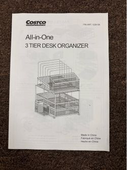 All-in-one 3 Tier Desk Organizer