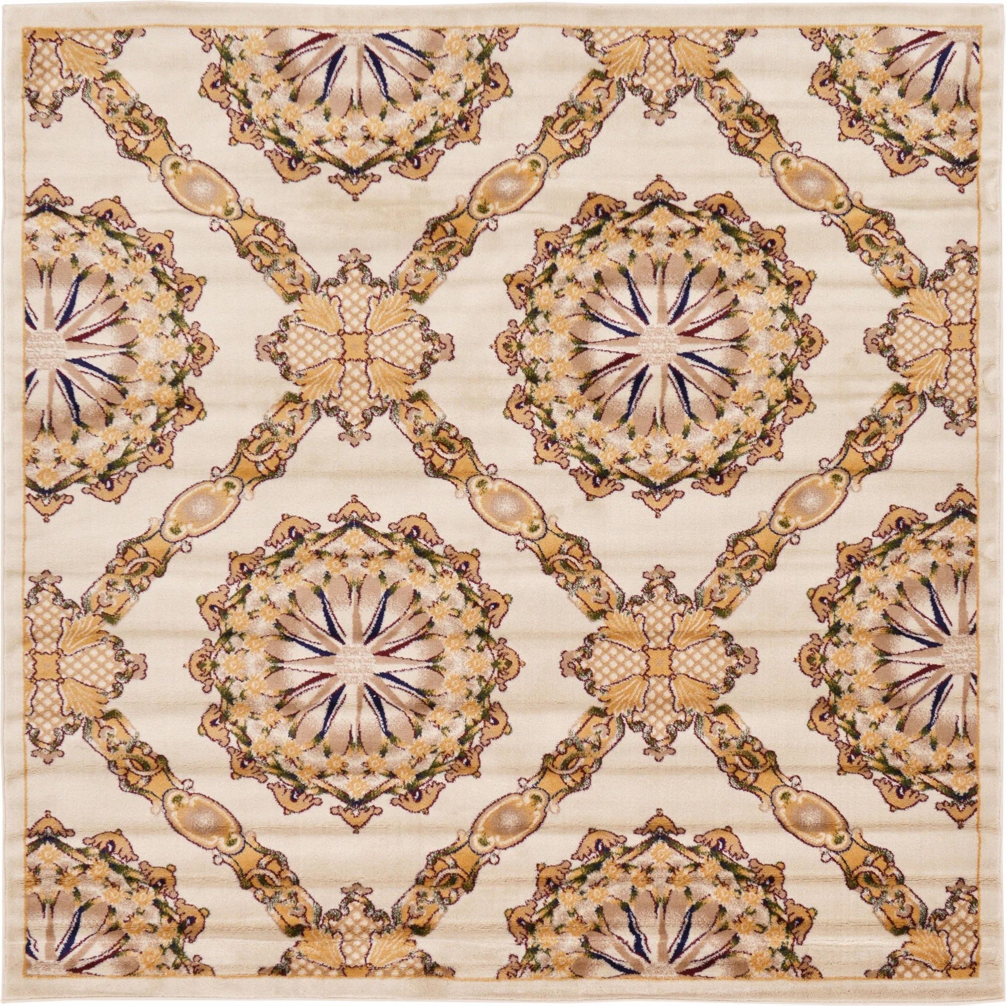 Cream Versailles Rug by Unique Loom