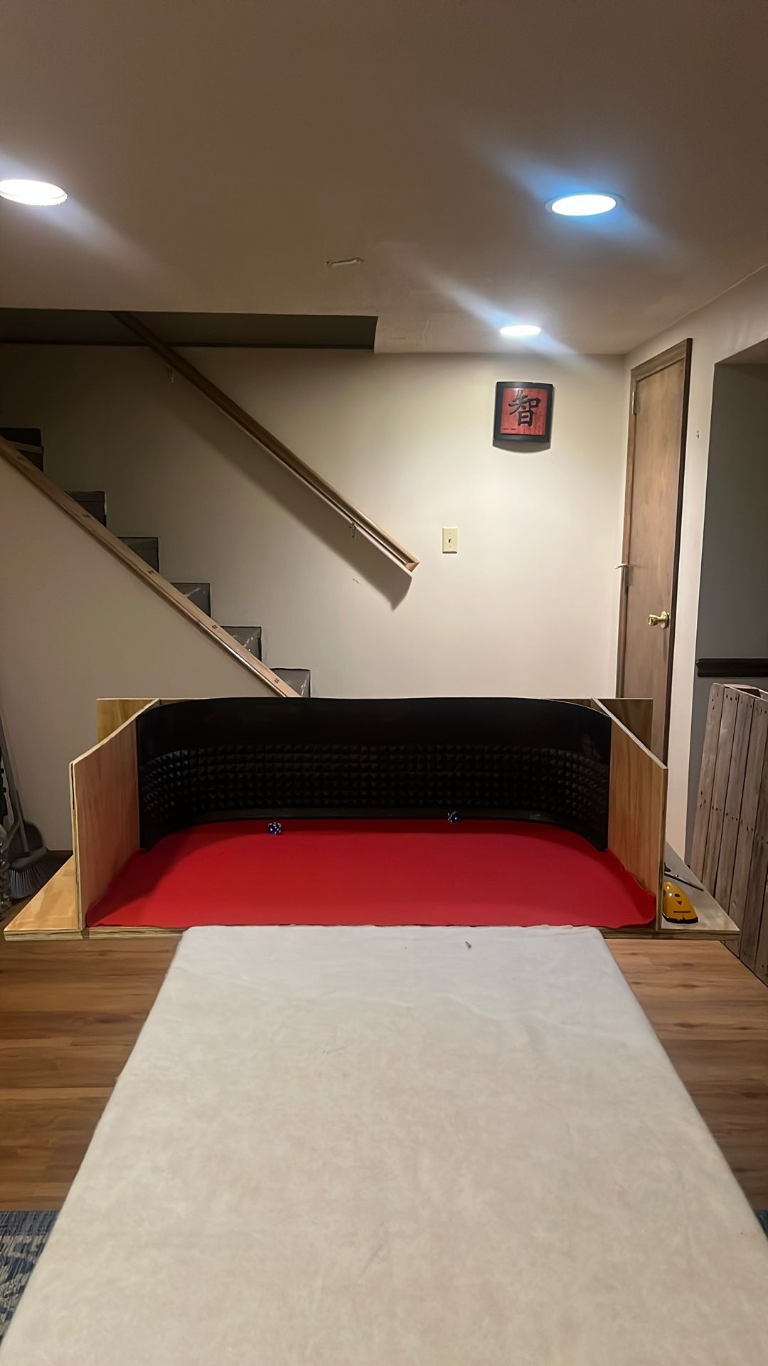 Craps Practice Shooting Rig