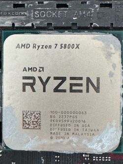 Ryzen 5800x , motherboard and 16gb ram