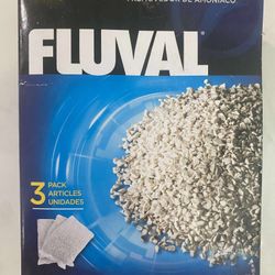 Ammonia Remover, Chemical Filter Media for Freshwater Aquariums, 3-Pack