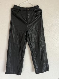 SHEIN Faux Lather Pants 