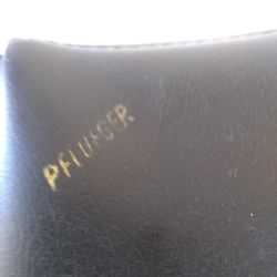 Vintage Pfluger Leather Fishing Reel Case