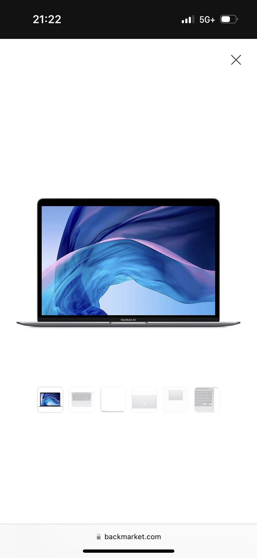 Apple MacBook Air Space Grey  (Retina, 13-inch, 2020) Core I7