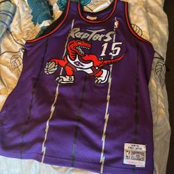 Vince Carter Raptors Throwback Hardwood Classic Jersey New 