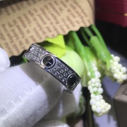 Alphabet full of stars women's ring ins three-row high-end fashion light luxury couple ring niche versatile