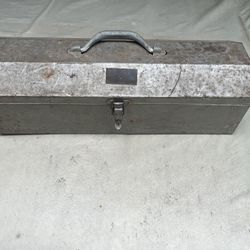 Old Husky Metal Tool Box