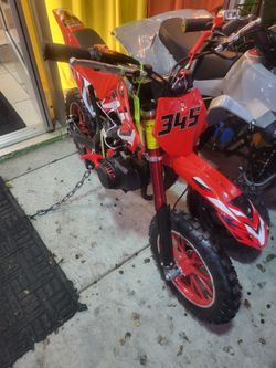 2 Stroke Kids 49cc dirt bike