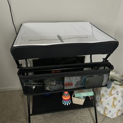 Baby Changing Table And Storage 