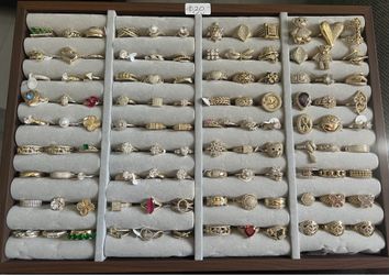 Anillos Oro Laminado Alta Calidad