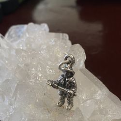 Firefighter Sterling Silver Charm/pendant
