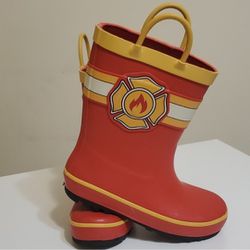 Boy's Size 12 Red Rain Boots