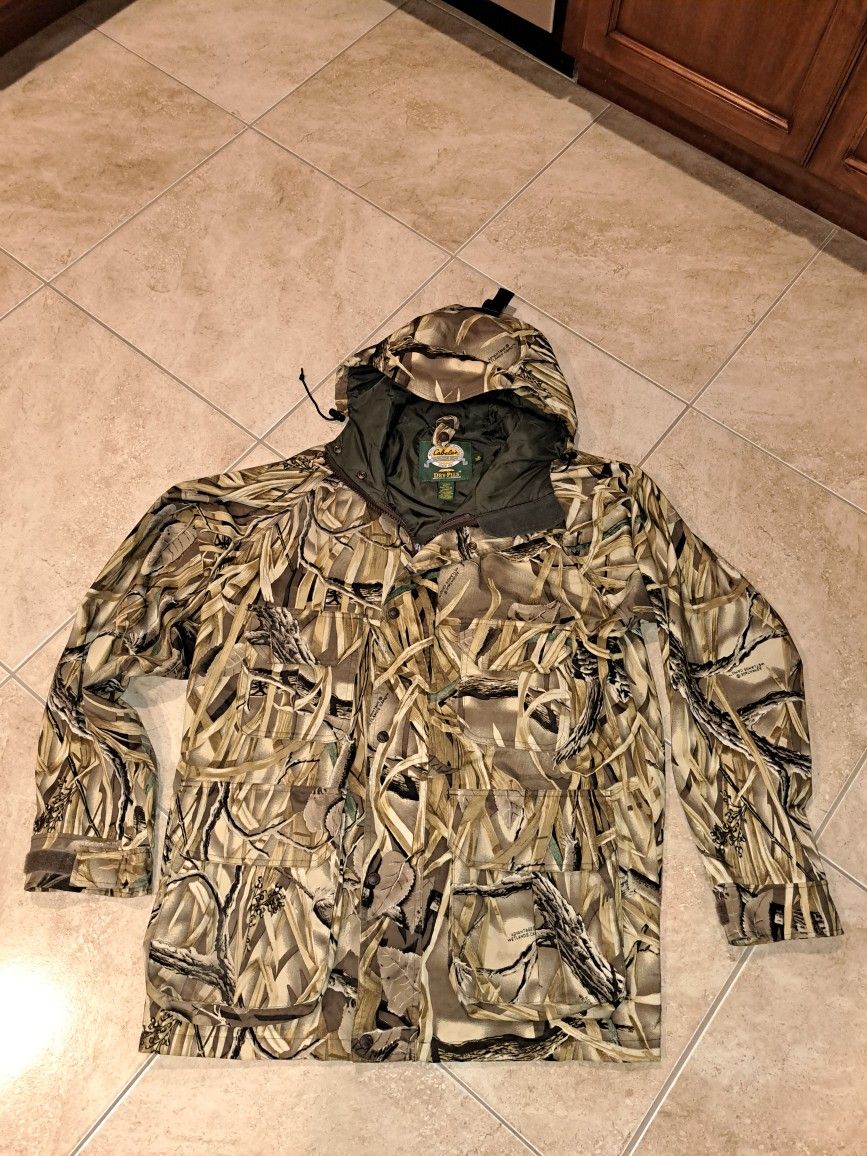 Cabela's Waterfowl Hunting Jacket Men's Medium waterproof Windproof