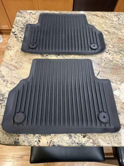 OEM Audi All Weather Floor Mats (Rear) 8W0-061-511-041 New But Never Used