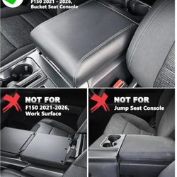 Center Console Cover for 2021-2026 Ford F150 Accessories
