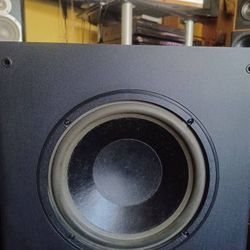 DAYTON SUB-100 POWERED SUBWOOFER $200 FINAL PRICE READ DESCRIPTION AND SEE 👀 ALL PICTURES 